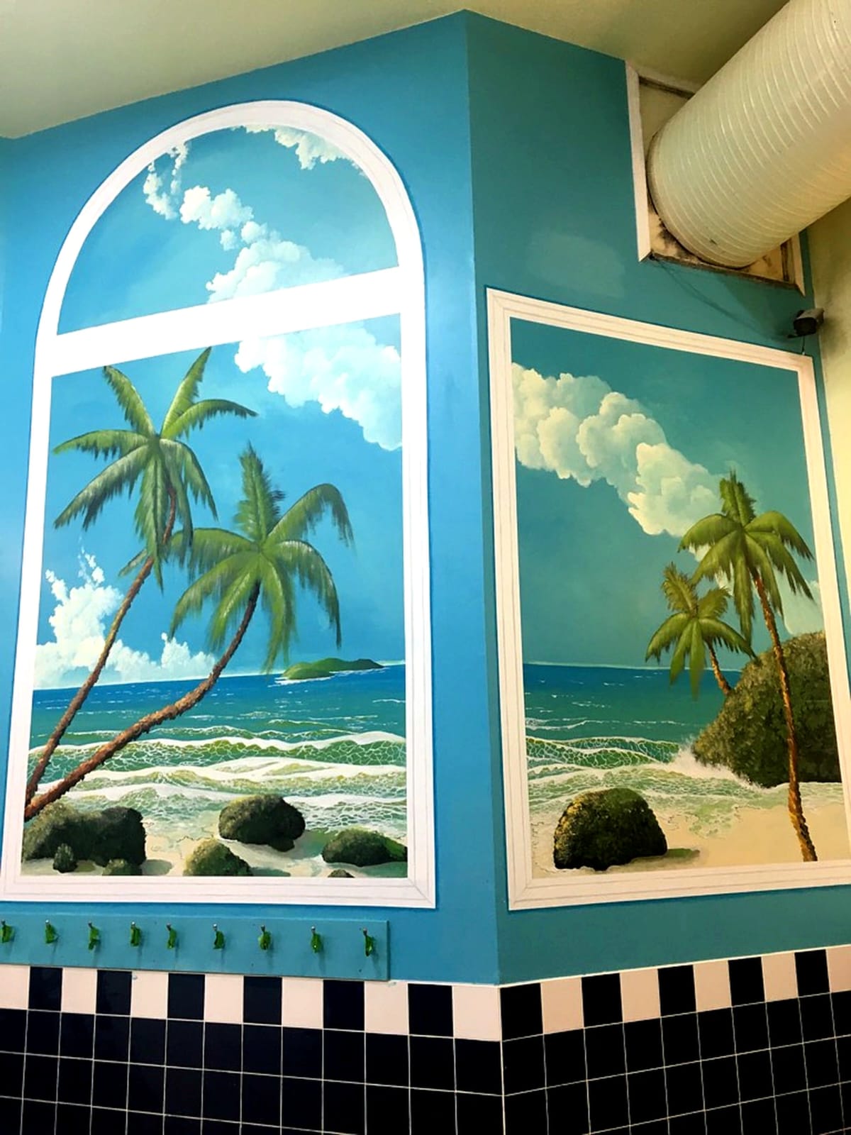Wrap Around Tropical Mural